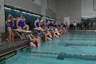 Swimming vs Babson  Wheaton College Swimming vs Babson College. - Photo By: KEITH NORDSTROM : Wheaton, Swimming, Babson